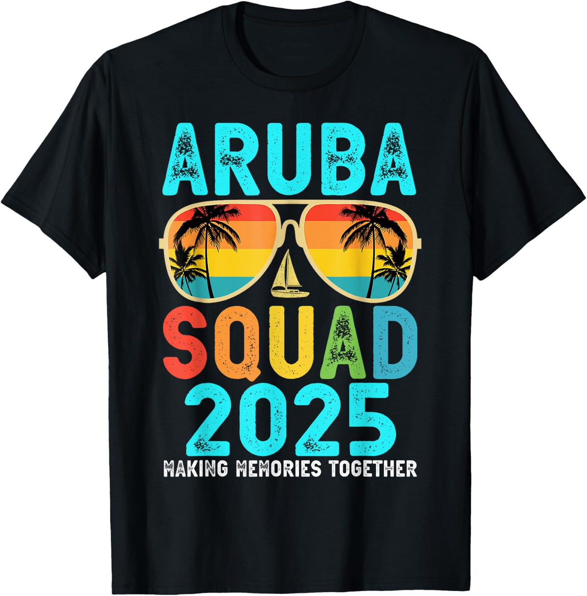 Group Trip Aruba Squad 2025 Vacation Friends Family Matching Shirt 39