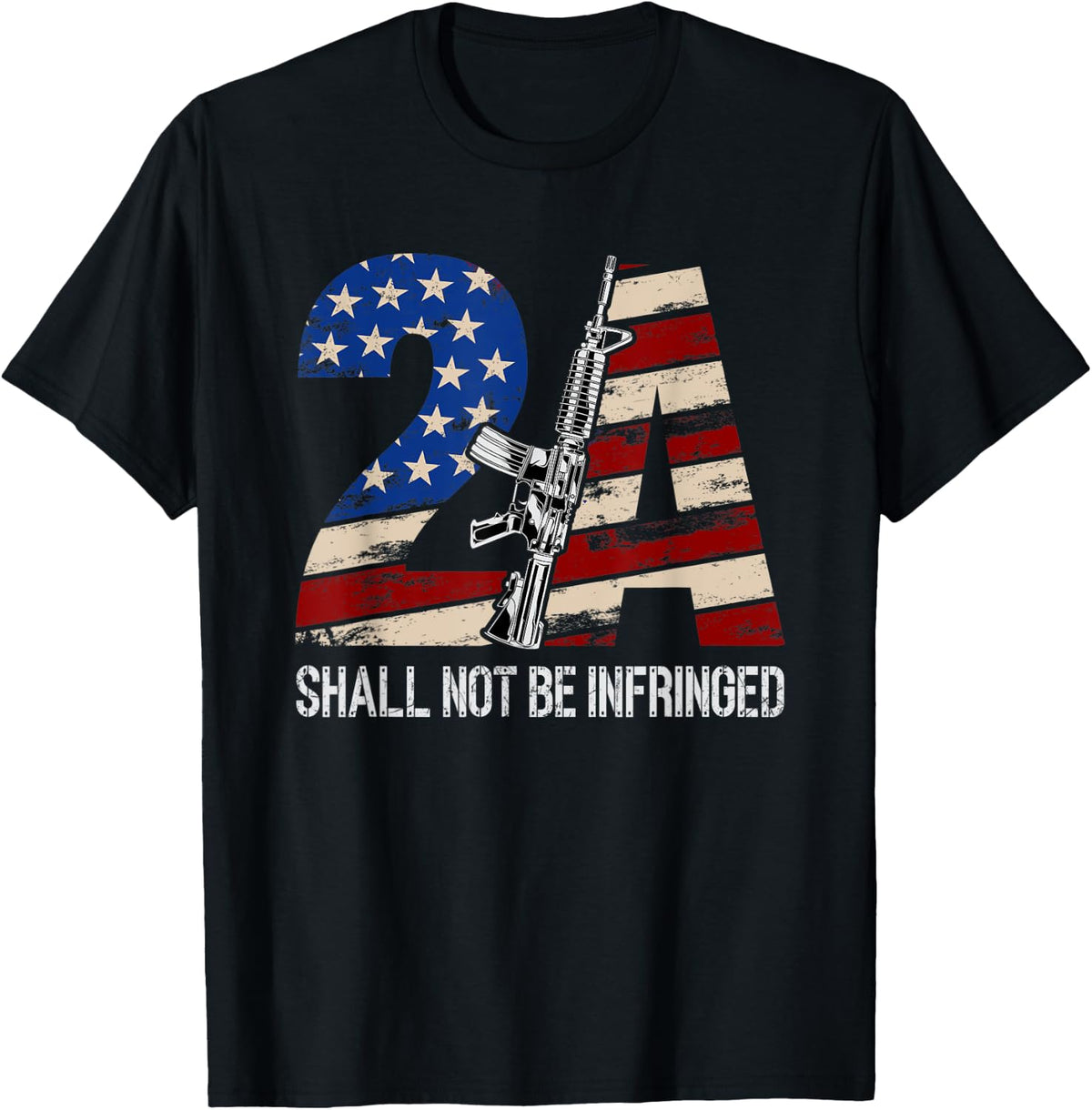2a Ar15 Rifle 2nd Amendment Patriotic Gun Owner Apparel Gift Ready