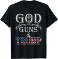 Vintage God Guns And Trump Shirt 2nd Amendment T T Shirt Clean Design