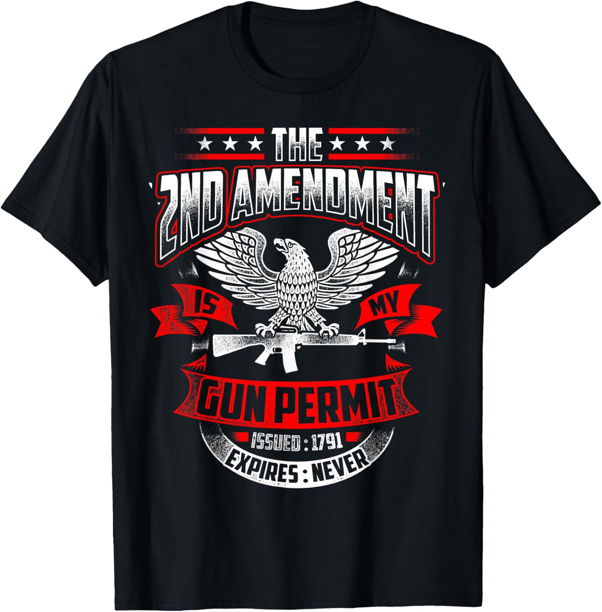 The 2nd Amendment Is My Gun Permit Expires Never Apparel Everyday Wear 2