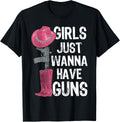 Girls Just Wanna Have Guns Apparel Clean Design
