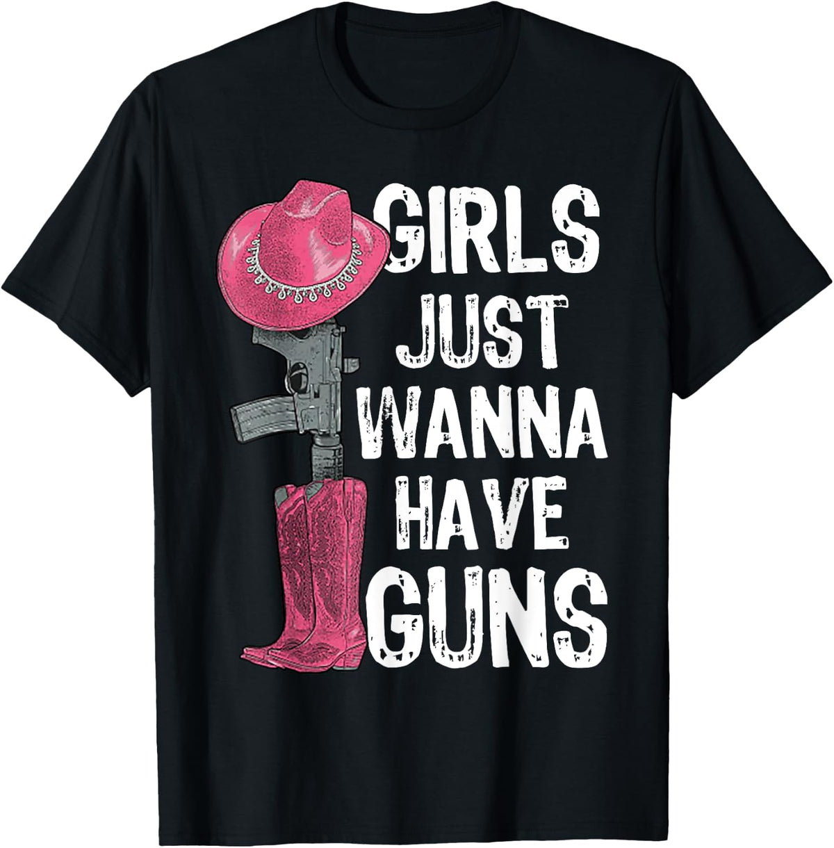 Girls Just Wanna Have Guns Apparel Clean Design
