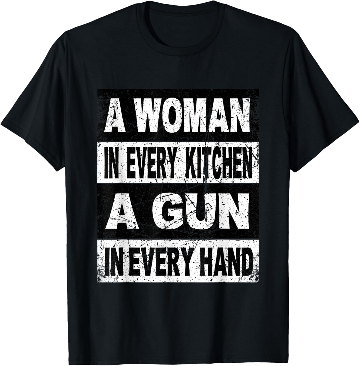 Retro A Woman In Every Kitchen Gun Hand Apparel Everyday Wear