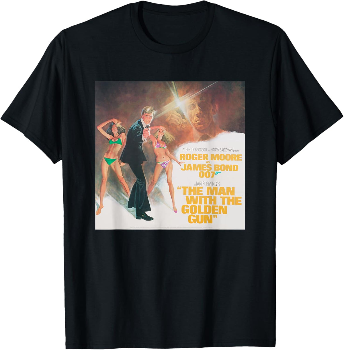 Official James Bond 007 The Man With Golden Gun Apparel Everyday Wear