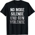 Pro Kids Campaign No More Silence End Gun Violence Apparel Minimal Style