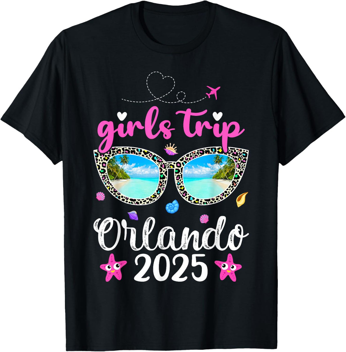 Group Trip Girls 2025 Summer Sunglass Florida Orlando Beach Shirt 15