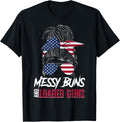 Messy Buns And Loaded G Uns Apparel Premium Print