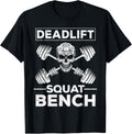 Squat Bench Deadlift Gym Workout Apparel Premium Print 2