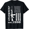 1998 24th Birthday Legendary Patriot 24 Years Old Pro Guns Apparel Everyday Wear