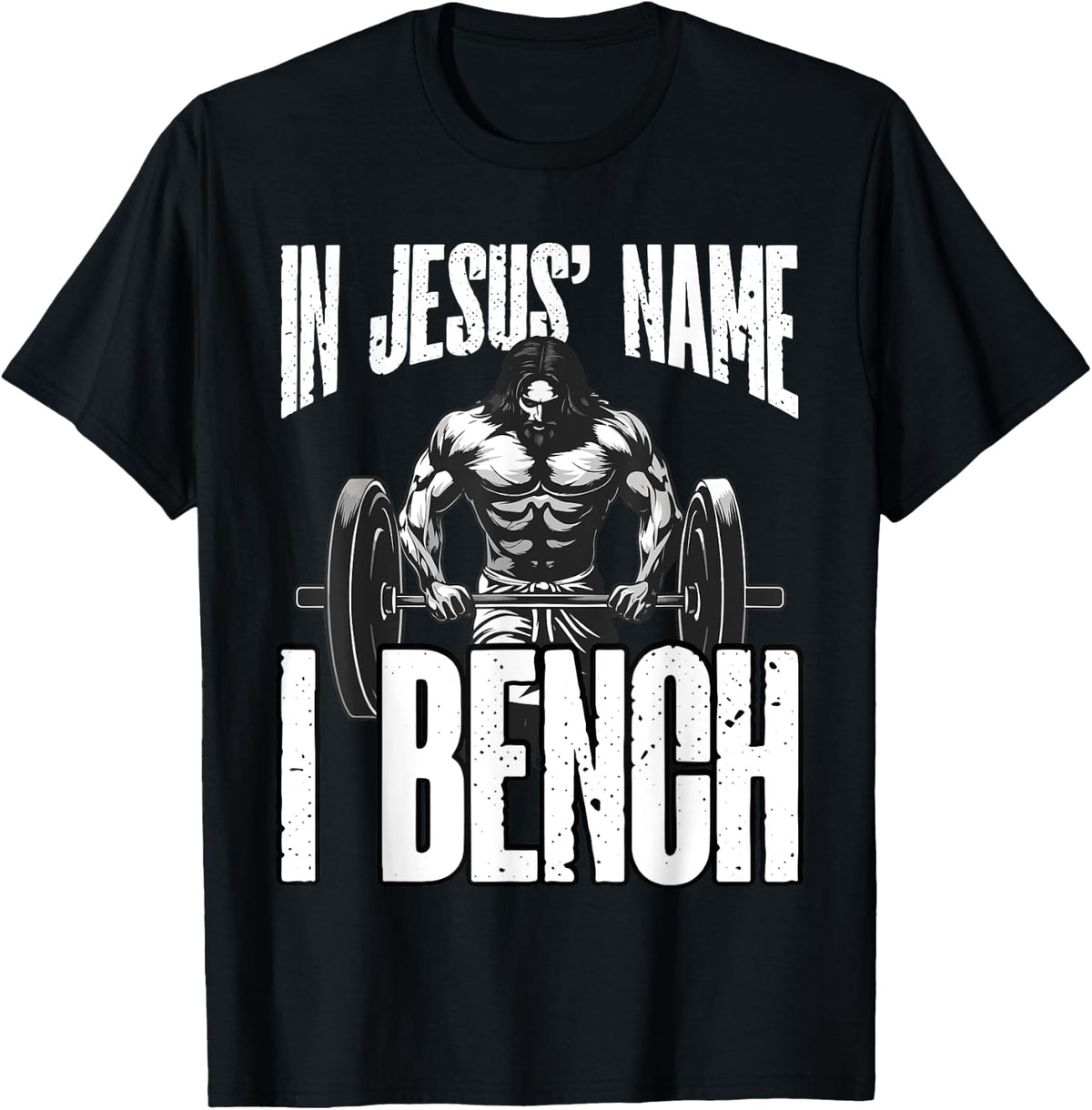 Gym Workout Exercise Christian Religious Jesus Christ Apparel Minimal Style