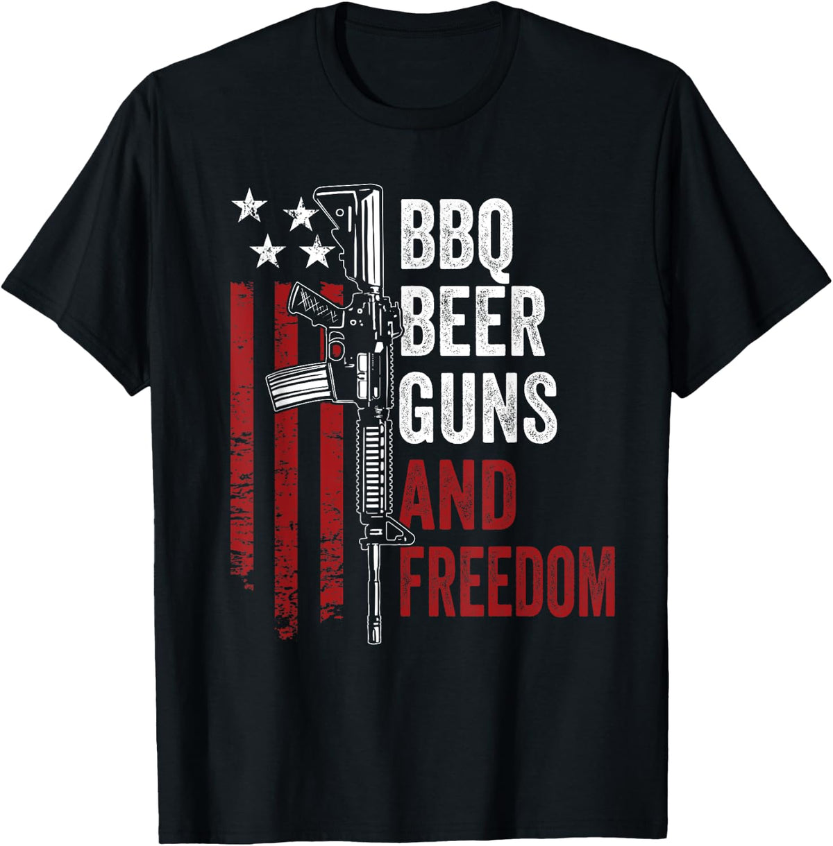 Bbq Beer Guns Freedom Funny Drinking Usa Gun Owner Apparel Everyday Wear