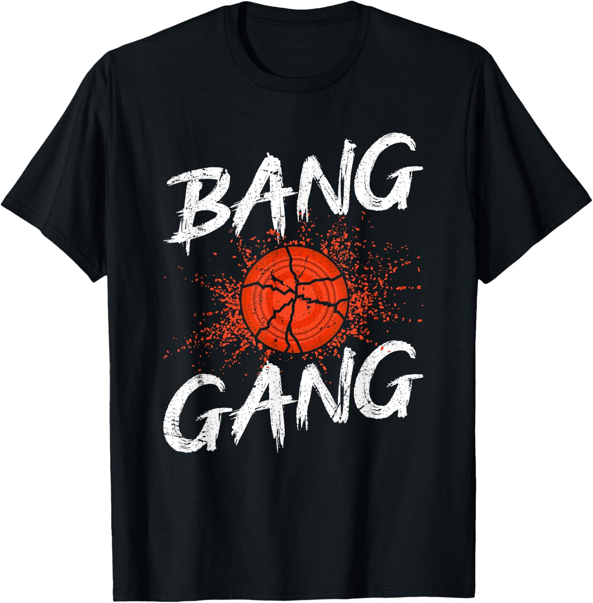 Trap Shooting Bang Gang Skeet Clay Team Apparel Clean Design