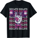 Squads Gym Workout Motivation Strong Bull Weight Training Apparel US Trend