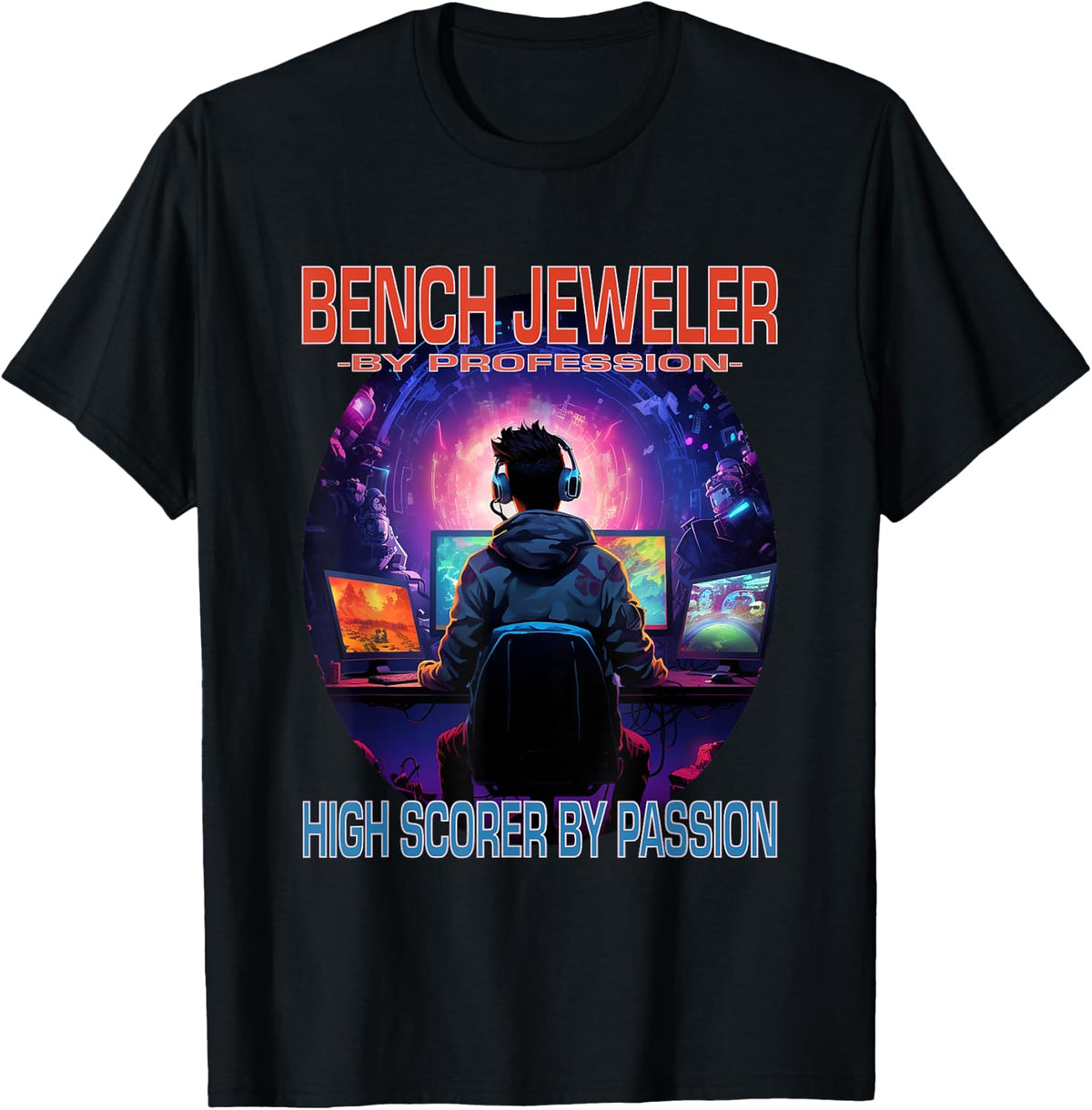Bench Jeweler Funny Gamer Fun Pun Gaming Apparel Premium Print