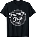 Group Trip Retro Vintage Family Vacation 2025 Matching Shirt 151