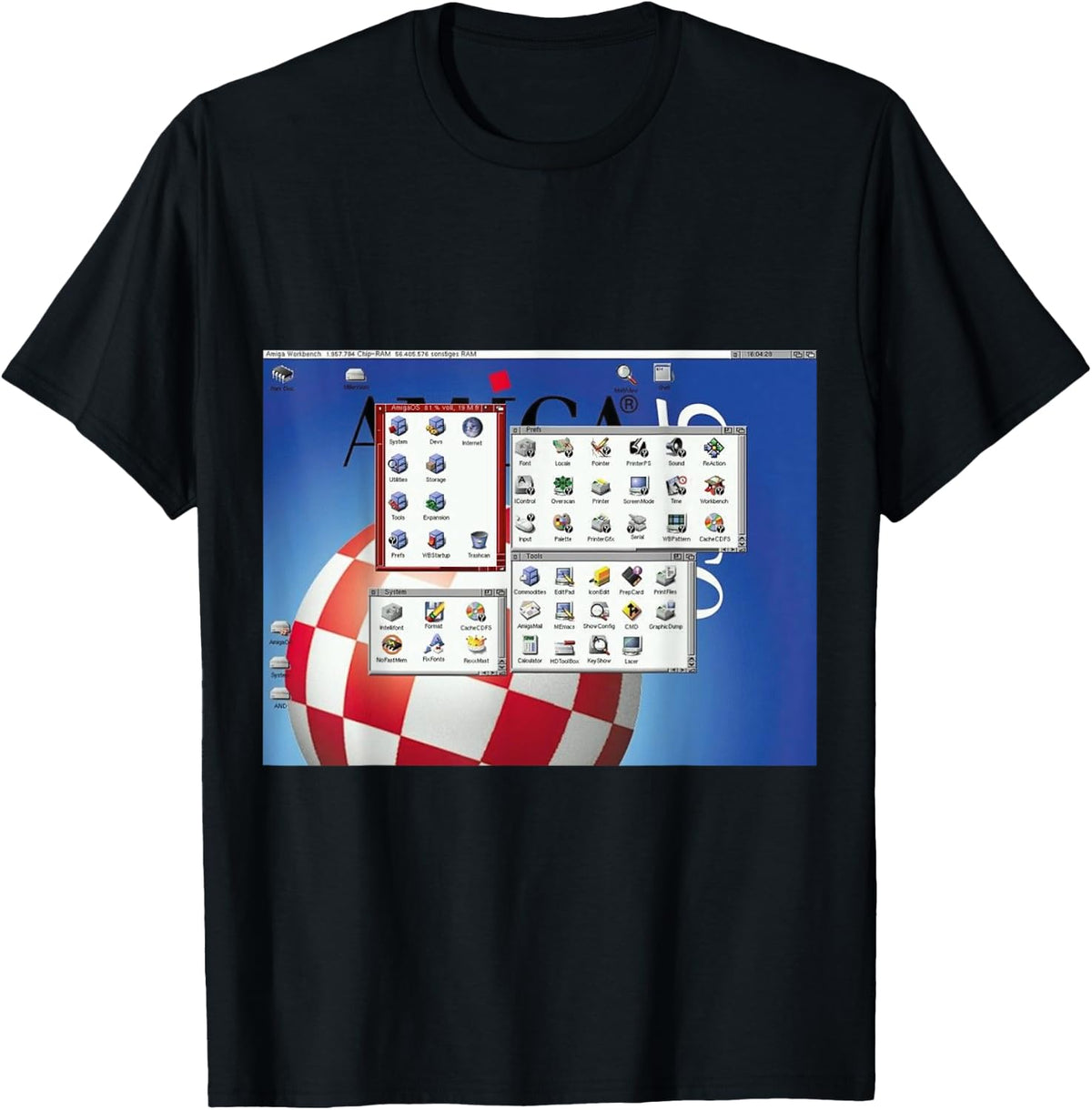 Commodore Amiga Workbench Desktop Version 3 5 Apparel Gift Ready
