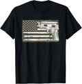 Patriotic American 4th Of July Gun Flag Usa Apparel Clean Design