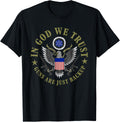 American Flag In God We Trust Guns Are Just Backup T Shirt For Women Men T Shirt Minimal Style