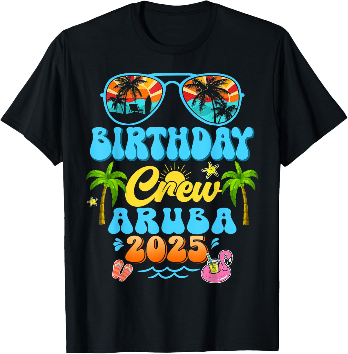 Group Trip Aruba Birthday Crew Vacation Cruise 2025 Summer Shirt 42
