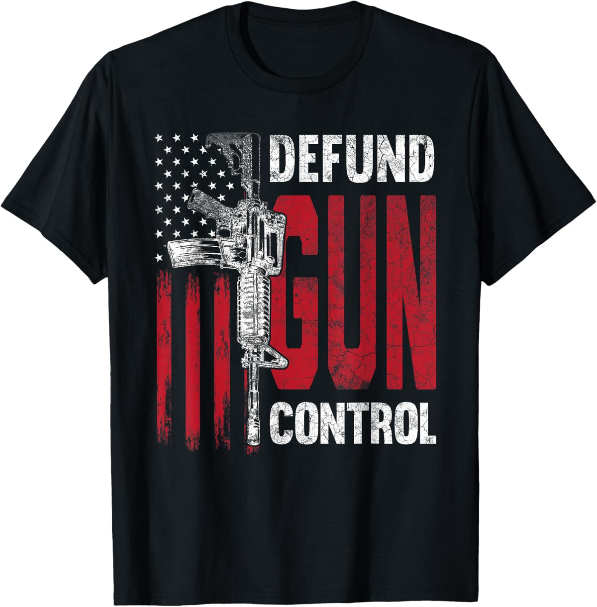 Defund Gun Control 2nd Amendment Pro Ar 15 Usa Flag Apparel Premium Print