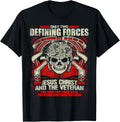 Veteran Defining Forces Tee For Gun Enthusiast T Shirt Clean Design