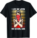 Mens I Love One Woman And Several Guns Apparel Premium Print 2
