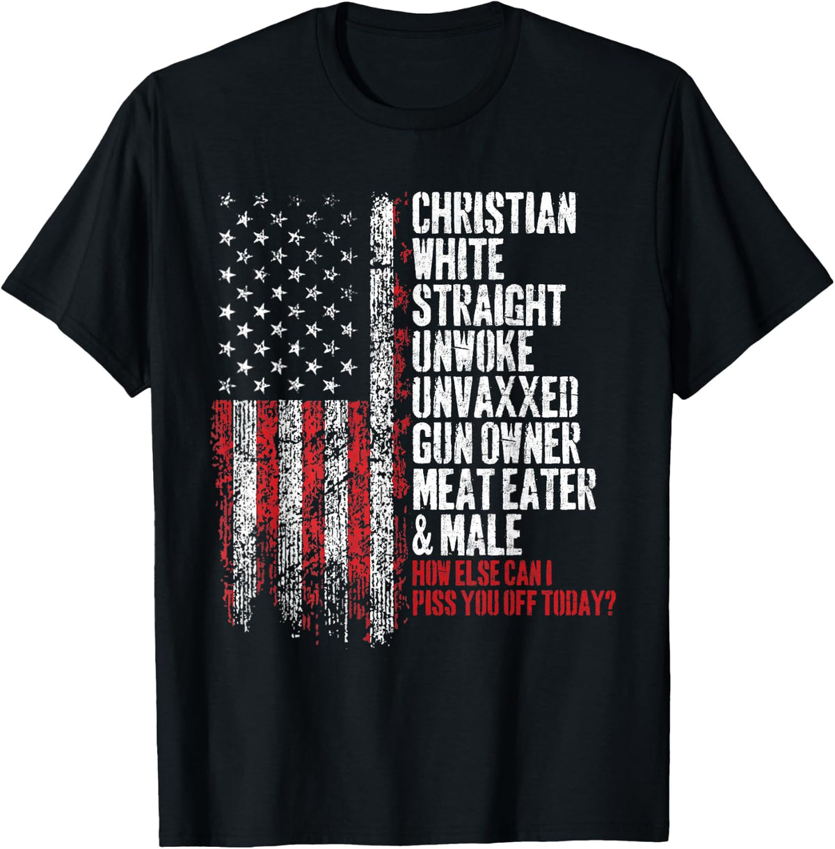 Christian White Straight Unwoke Unvaxxed Gun Owner Apparel Everyday Wear 4