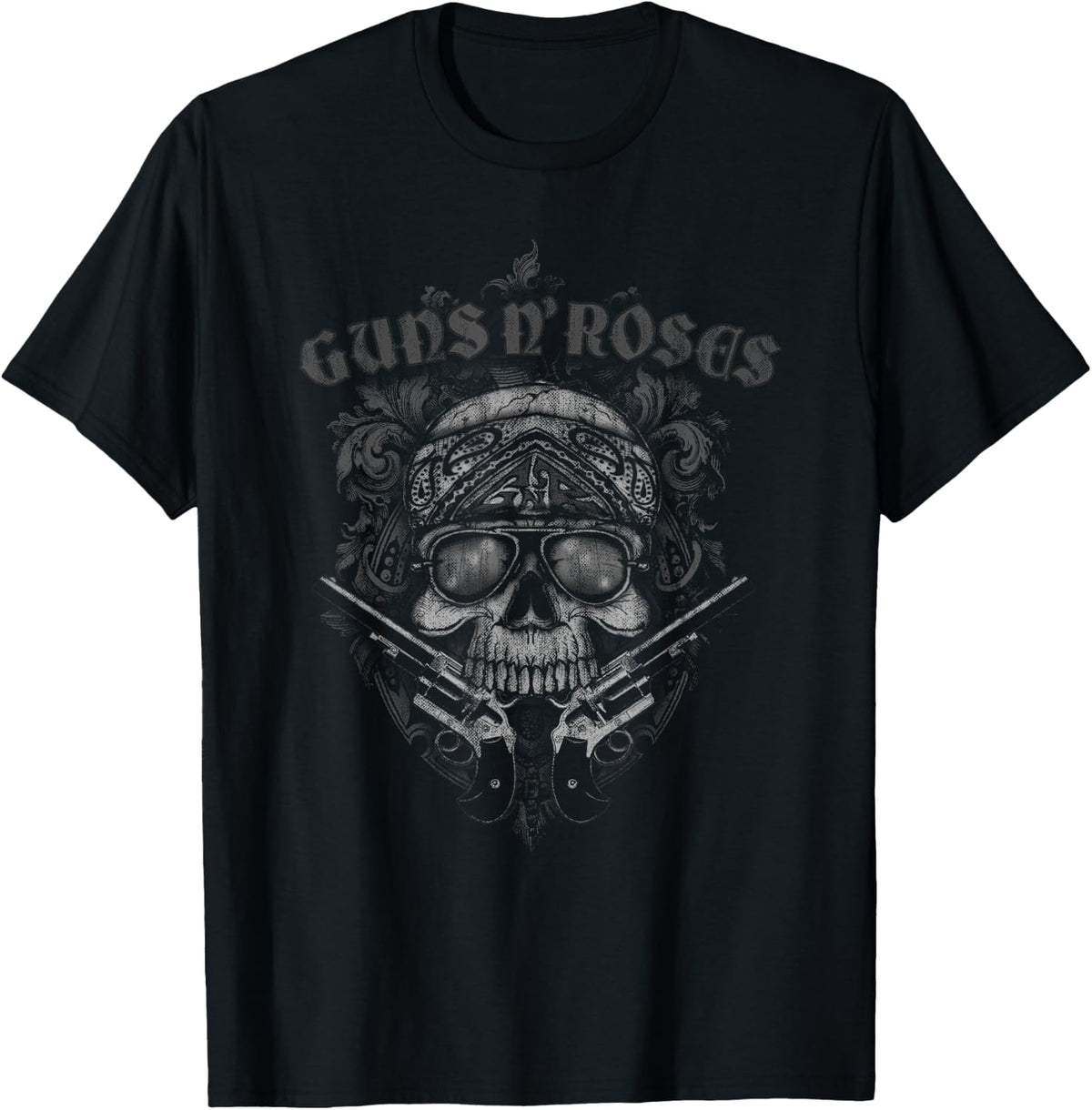 Guns N Roses Official Skull Bandanna Apparel Premium Print