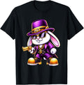 Thug Bunny Pimp Gangster Rabbit With Gun Lovers Art Apparel Clean Design 3