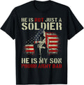 Mens Proud Army Dad Soldier Son Gun Lovers Father S Day Apparel Minimal Style 3