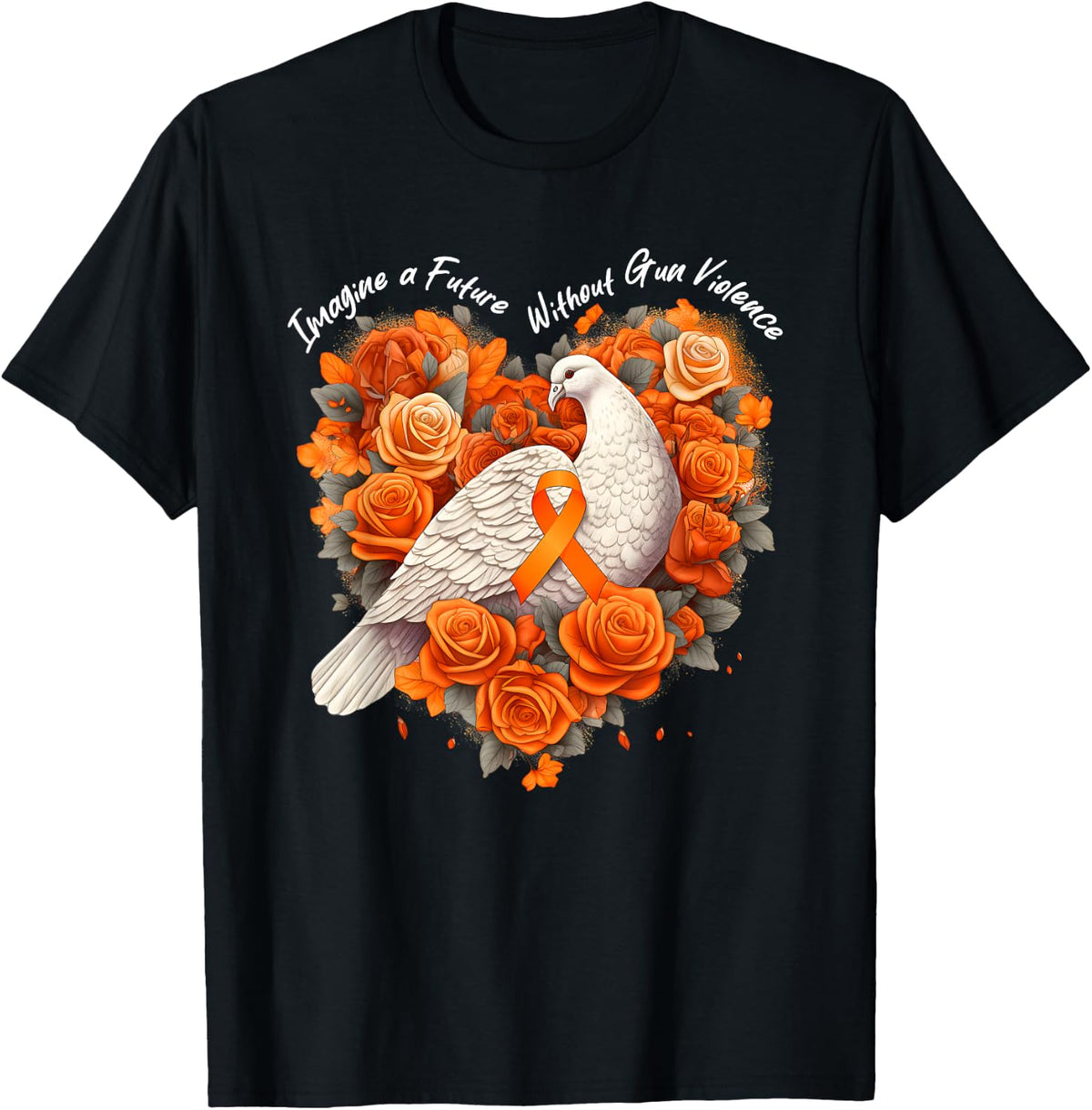 Imagine A Future Without Gun Violence Tee For Control T Shirt Clean Design