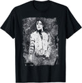 Michael Jackson Bad World Tour 1988 Black And White Splatter