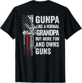 Gunpa Like A Normal Grandpa But More Fun Owns Guns On Back Apparel Minimal Style