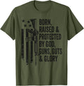 God Guns Guts Glory Camo Pro Gun Patriotic Usa Flag Apparel Minimal Style
