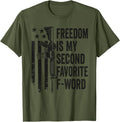 Freedom Is My Second Favorite F Word Camo Funny Gun Apparel Minimal Style