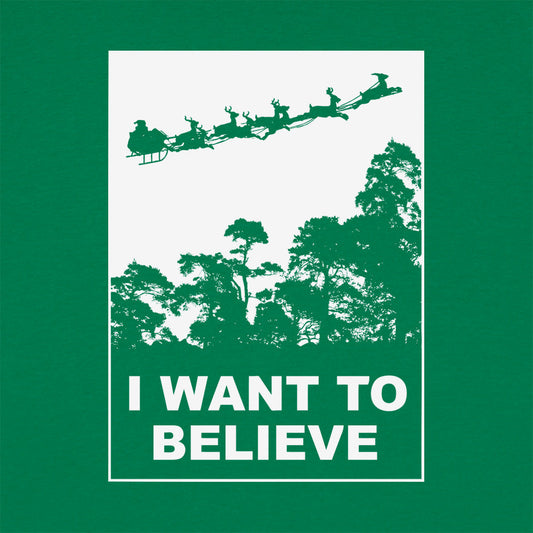 I Want To Believe In Santa T Shirt US Trend