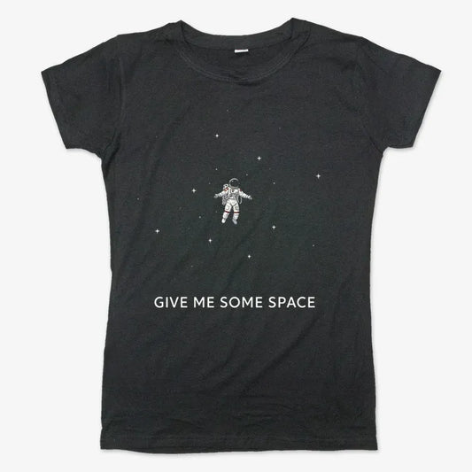 Give Me Some Space Women S T Shirt Midnight Minimal Style