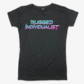 Rugged Individualist Retro Tee T Shirt Premium Print