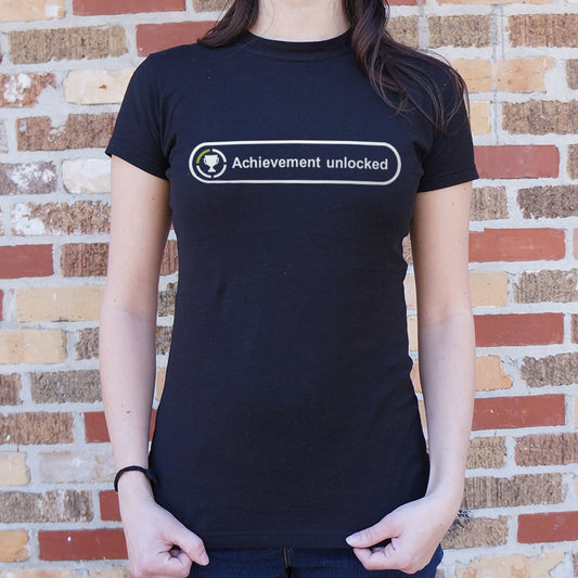 Achievement Unlocked T Shirt Clean Design