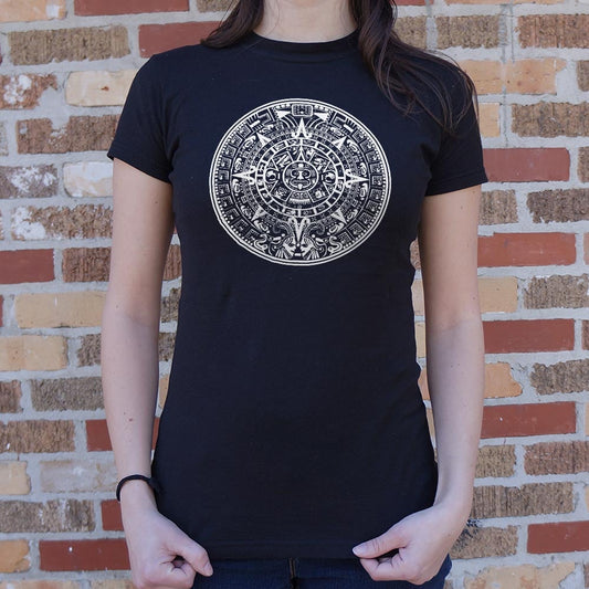 Aztec Calendar T Shirt Gift Ready