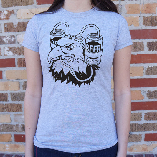 Beer Eagle T Shirt US Trend