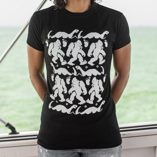 Bigfoot Nessie Sweater Premium Print