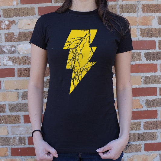 Black Lightning T Shirt Premium Print
