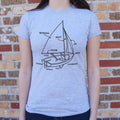 Boat Diagram T Shirt US Trend