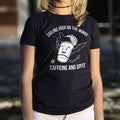 Caffeine And Spite T Shirt Clean Design