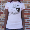 Cat Conquers Laptop T Shirt Gift Ready