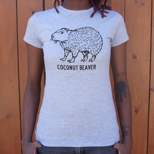 Coconut Beaver T Shirt Clean Design