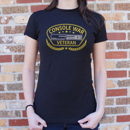 Console War Veteran T Shirt Clean Design