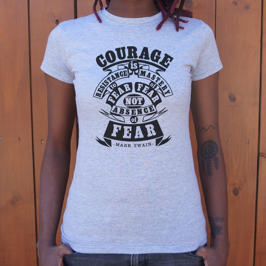 Courage Is Fear Resistance T Shirt Gift Ready