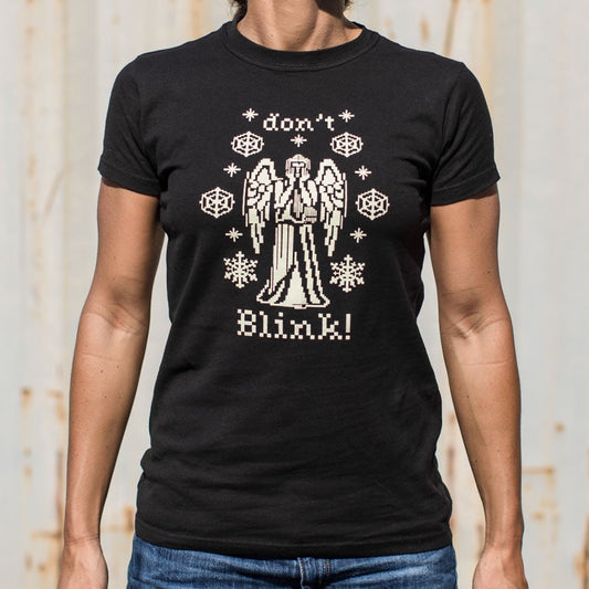 Don T Blink Needlepoint T Shirt US Trend